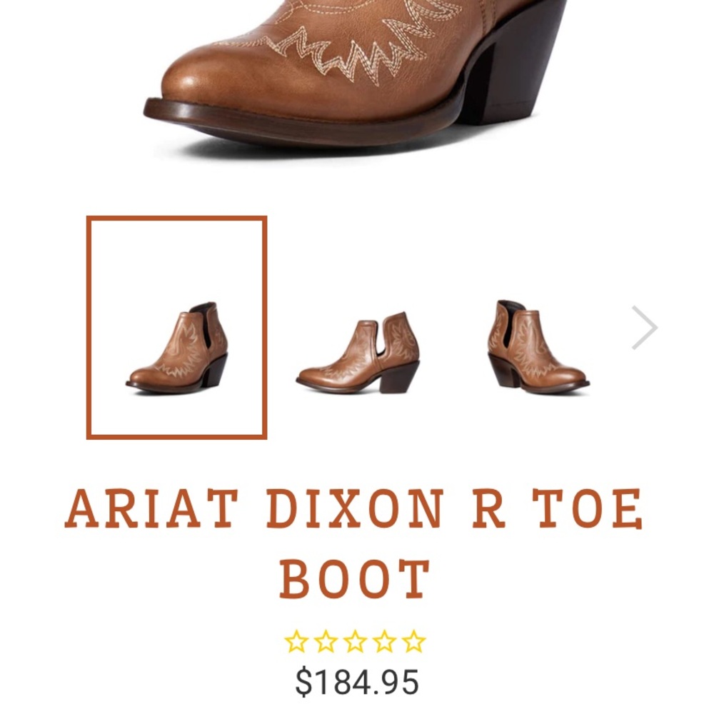 Ariat Dixon R Toe Boot